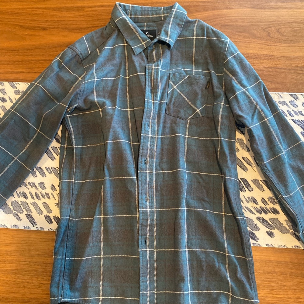 Green Rip Curl Flannel